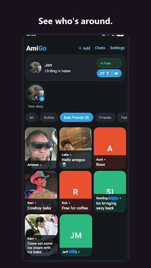 AmiGo — Friends Nearby Screenshot 0