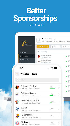 Trak - Sponsorship Screenshot 0