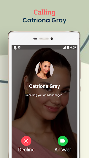 Catriona Gray Fake Call Screenshot 2