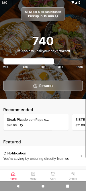 Mi Sabor To Go Screenshot 0