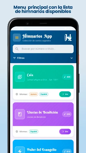 Himnarios App Screenshot 0