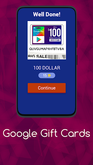 Google Play Gift Cards Screenshot 2