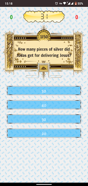 Bible Quiz Screenshot 1