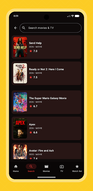 FreeCine Browser: Watch Hub Screenshot 1