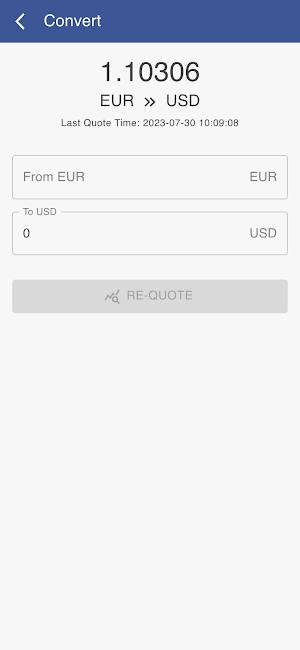 USD to Euro Screenshot 3