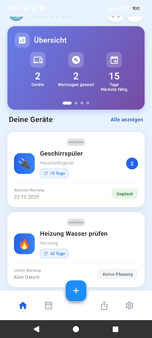 HomeCare - Maintenance App Screenshot 0