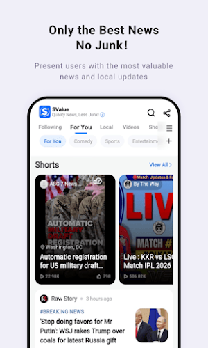 SValue-Quality News, Less Junk Screenshot 0