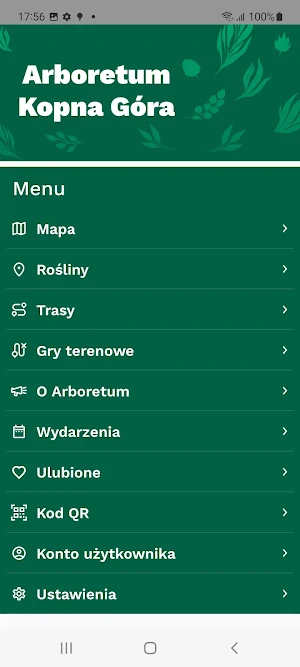 Arboretum Kopna Góra Screenshot 1