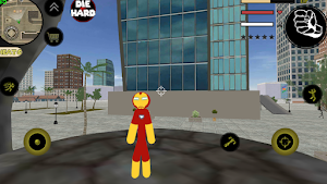 Iron Stickman Rope Hero Screenshot 0