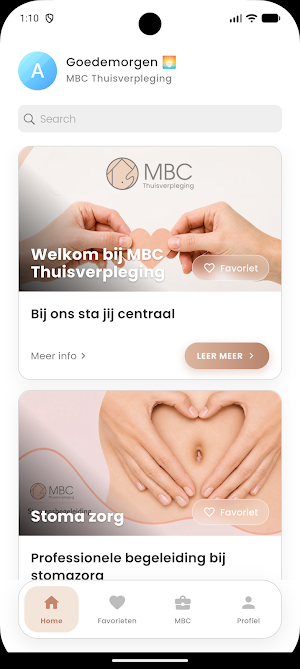 MBC Thuisverpleging Screenshot 1