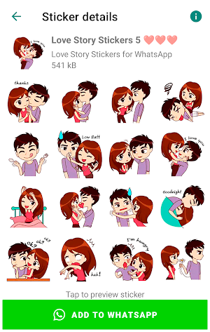 Love Story Stickers Screenshot 3
