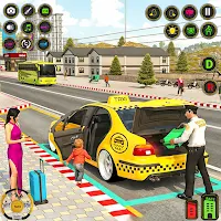 Car Driving Taxi Simulator
