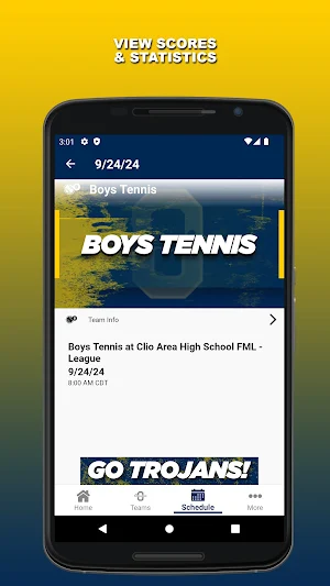 Owosso Trojans Athletics Screenshot 2