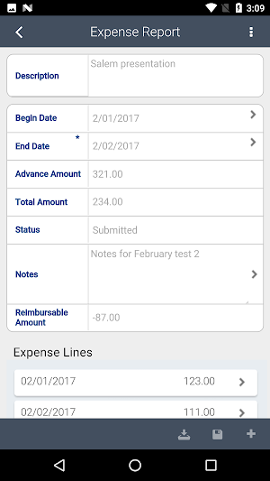 Deltek Expense for Ajera Screenshot 1