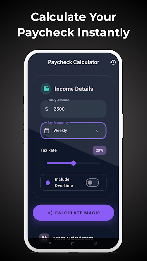 Paycheck Calculator & Salary Screenshot 0