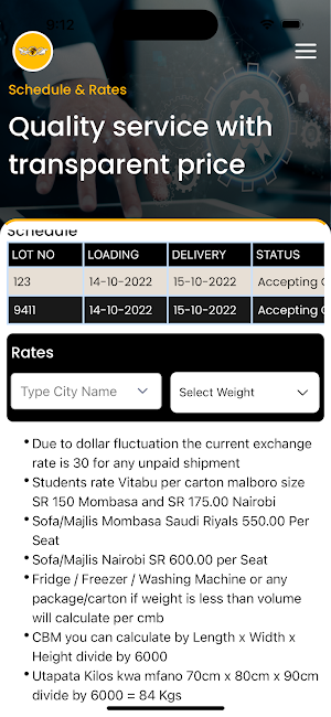 Zainco Cargo Screenshot 1