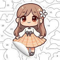 Color Merge Stickers 2D
