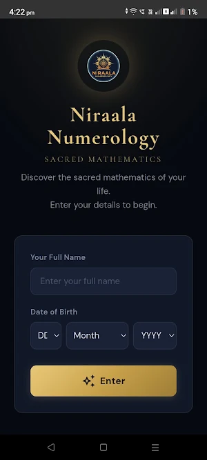 Niraala Numerology Screenshot 1
