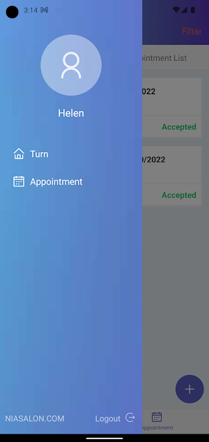 NIA Salon Employee Screenshot 3