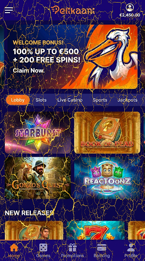 Pelikaani Casino Screenshot 1