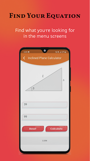 Plane and Pulley Calc Screenshot 2