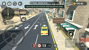 Kenzi Taxi: Driving Simulator Screenshot 1