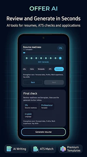 AI Resume Builder, CV maker Screenshot 3
