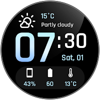 Awf Weather Digital watch face