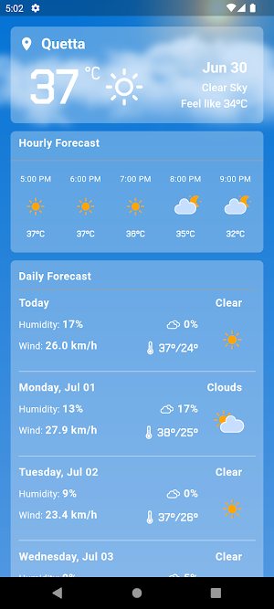 Weather Lite Screenshot 2
