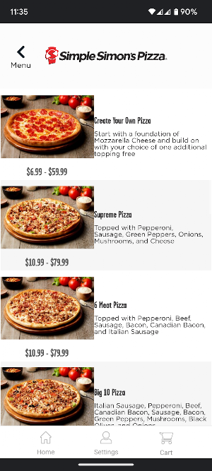Simple Simon’s Pizza Screenshot 3