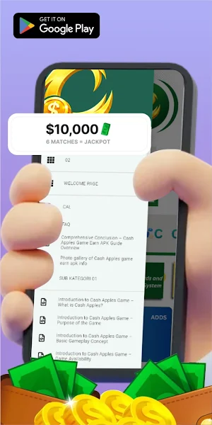 Cash Apples Game Earn App Info Screenshot 2