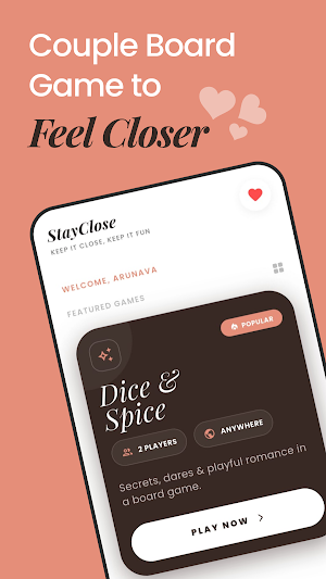 StayClose: Couple Games Screenshot 0