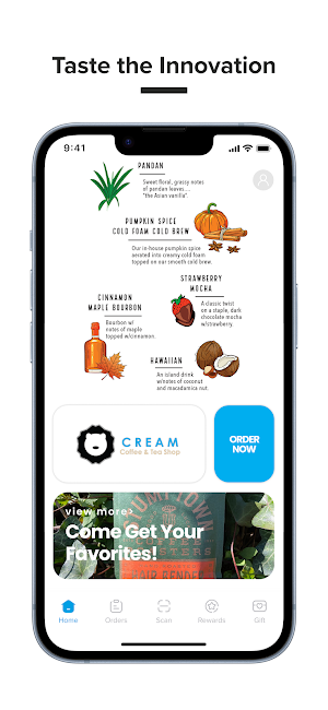 Cream Coffee & Tea Shop Screenshot 0
