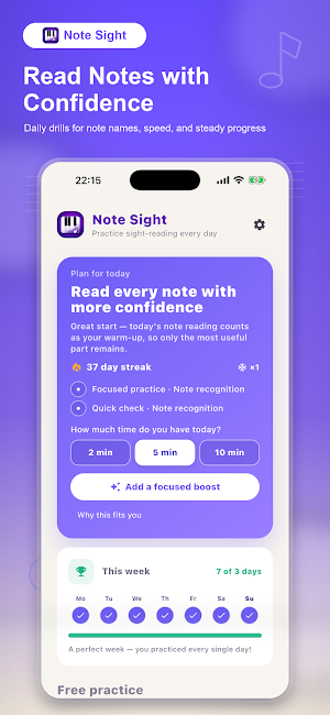 Note Sight — Note Trainer Screenshot 0