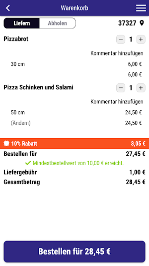 Pizza King Leinefelde-Worbis Screenshot 1