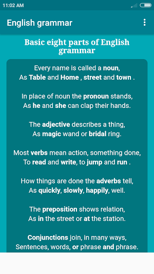 English grammar Screenshot 2