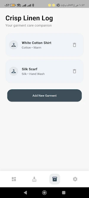 Crisp Linen Log Screenshot 2