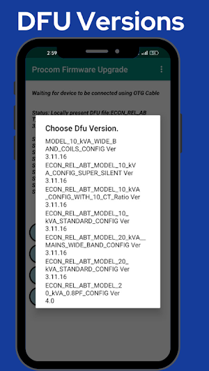 Procom Firmware Upgrade Screenshot 2