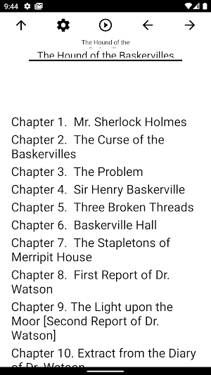 Book, The Hound of the Baskerv Screenshot 0