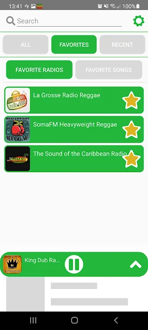 Reggae Radios Screenshot 1