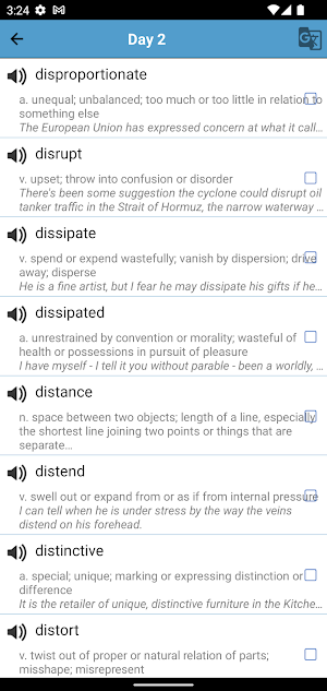 6000 TOEFL Vocabulary Screenshot 3