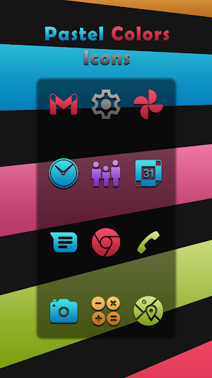 Pastel Colors Icons Screenshot 0