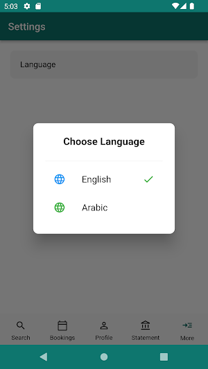 Aljazirah Booking Screenshot 0