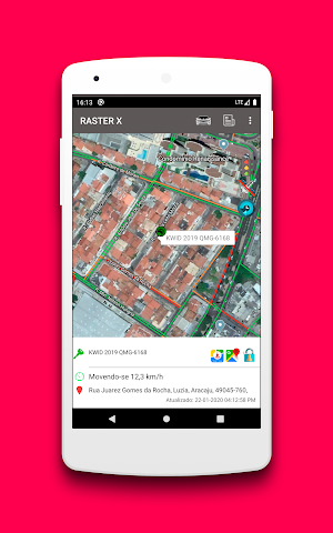 Raster X Rastreamento Screenshot 2