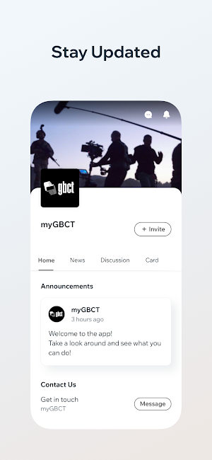 myGBCT App Screenshot 1