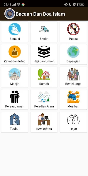 Kumpulan Doa dan Bacaan Islami Screenshot 1