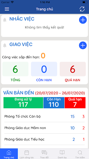DashBoard GDĐT Screenshot 0