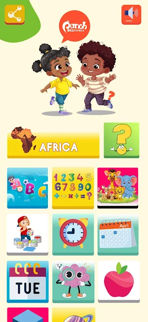 Punch Belly Africa for Kids Screenshot 0