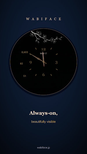 Sakura Analog Watch Face Screenshot 3