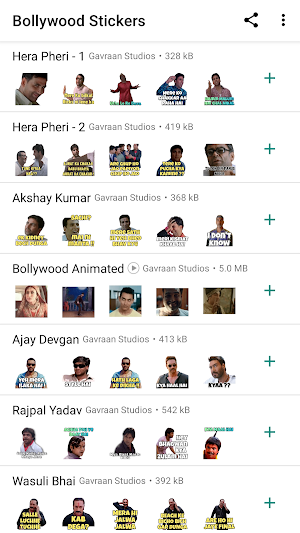 Bollywood Stickers Screenshot 0